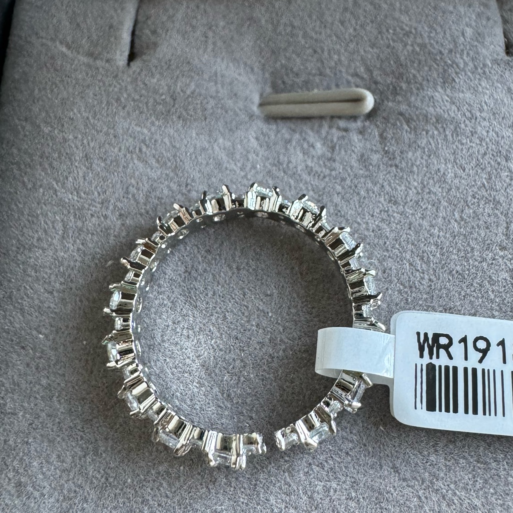14k White Gold Plated Ring